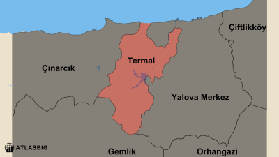 Termal ve Komşu İlçeler Haritası Thumbnail