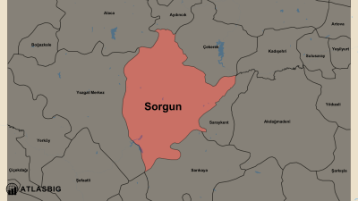 Sorgun ve Komşu İlçeler Haritası Thumbnail