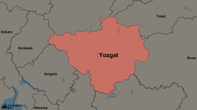 Yozgat ve Komşu İller Haritası Thumbnail