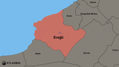 Ereğli ve Komşu İlçeler Haritası Thumbnail