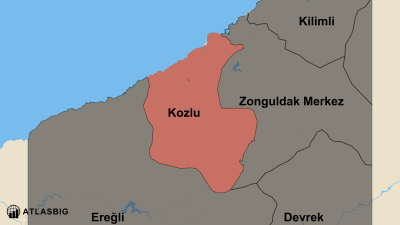 Kozlu ve Komşu İlçeler Haritası Thumbnail