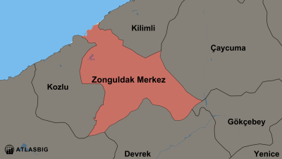 Zonguldak Merkez ve Komşu İlçeler Haritası Thumbnail