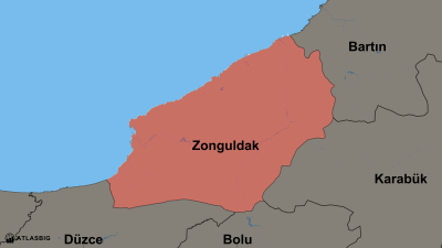 Zonguldak ve Komşu İller Haritası Thumbnail