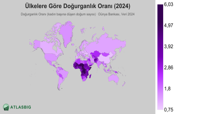Ülkelere Göre Doğurganlık Oranı 2026 Thumbnail