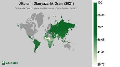 Ülkelerin Okuryazarlık Oranı 2026 Thumbnail