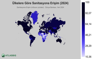 Ülkelere Göre Sanitasyona Erişim 2026 Thumbnail