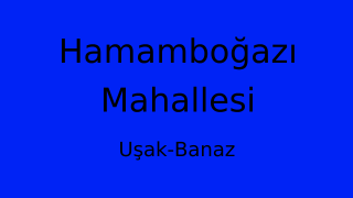Hamamboğazı Mahallesi Thumbnail