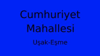 Cumhuriyet Mahallesi Thumbnail
