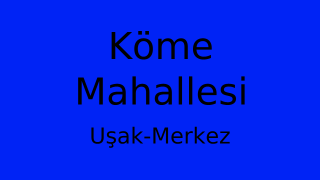 Köme Mahallesi Thumbnail