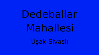 Dedeballar Mahallesi Thumbnail