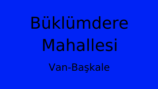 Büklümdere Mahallesi Thumbnail