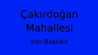 Çakırdoğan Mahallesi Thumbnail