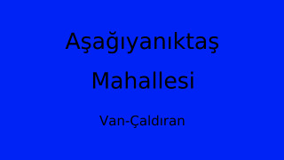 Aşağıyanıktaş Mahallesi Thumbnail