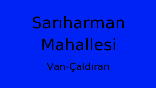 Sarıharman Mahallesi Thumbnail