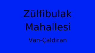 Zülfibulak Mahallesi Thumbnail