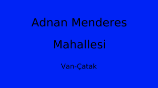 Adnan Menderes Mahallesi Thumbnail
