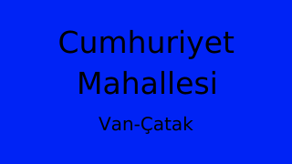 Cumhuriyet Mahallesi Thumbnail