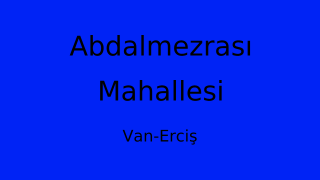 Abdalmezrası Mahallesi Thumbnail
