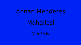 Adnan Menderes Mahallesi Thumbnail