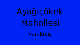 Aşağıçökek Mahallesi Thumbnail