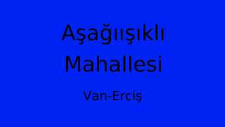 Aşağıışıklı Mahallesi Thumbnail