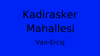 Kadirasker Mahallesi Thumbnail