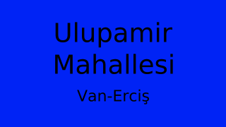 Ulupamir Mahallesi Thumbnail