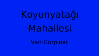 Koyunyatağı Mahallesi Thumbnail