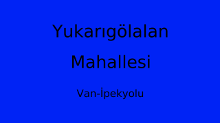 Yukarıgölalan Mahallesi Thumbnail