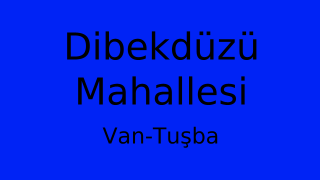 Dibekdüzü Mahallesi Thumbnail
