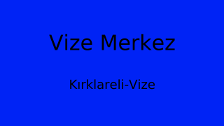 Vize Belediyesi, Kırklareli Thumbnail