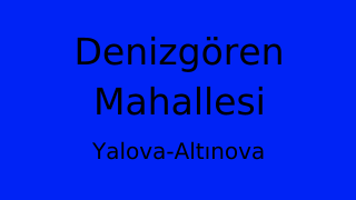 Denizgören Mahallesi Thumbnail