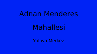 Adnan Menderes Mahallesi Thumbnail