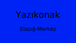 Yazıkonak, Merkez, Elazığ Thumbnail