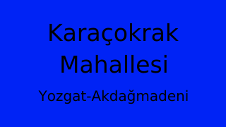Karaçokrak Mahallesi Thumbnail