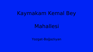 Kaymakam Kemal Bey Mahallesi Thumbnail