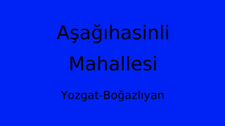 Aşağıhasinli Mahallesi Thumbnail