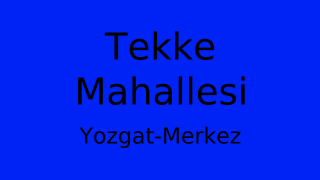 Tekke Mahallesi Thumbnail