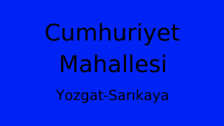 Cumhuriyet Mahallesi Thumbnail
