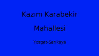 Kazım Karabekir Mahallesi Thumbnail