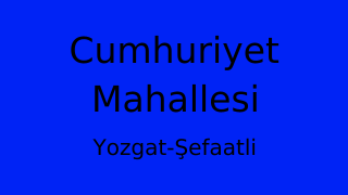 Cumhuriyet Mahallesi Thumbnail