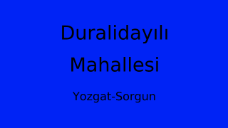 Duralidayılı Mahallesi Thumbnail