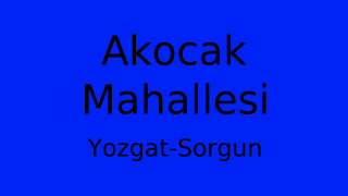 Akocak Mahallesi Thumbnail