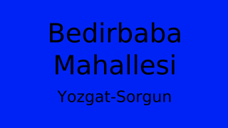 Bedirbaba Mahallesi Thumbnail