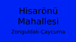 Hisarönü Mahallesi Thumbnail