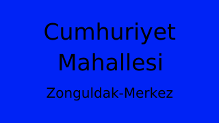 Cumhuriyet Mahallesi Thumbnail
